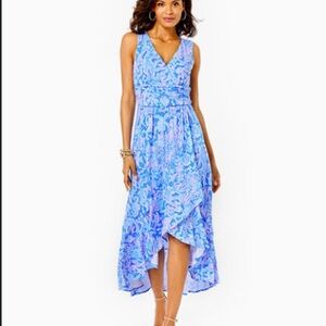 Lilly Pulitzer Moana Wrap Maxi Dress Size XL